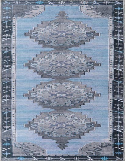 Detail image of 2' 6 x 12' Washable Timeless Runner Rug