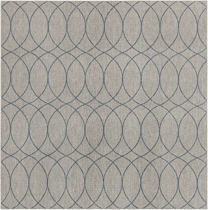 10' x 10' Easy-Clean Trellis Indoor / Outdoor Square Rug
