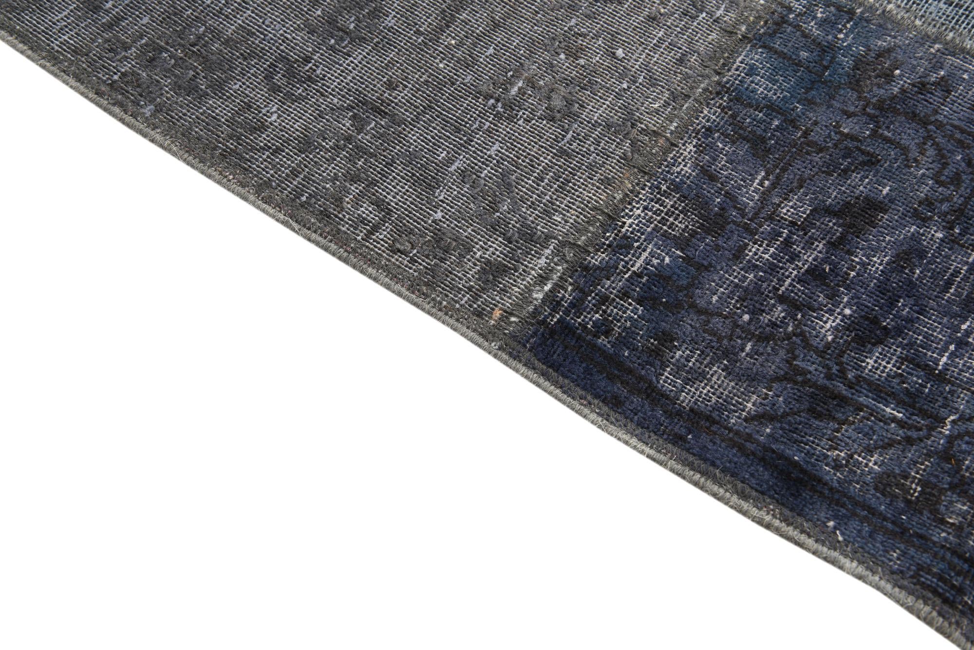 5' x 6' 7 Hand Knotted Ultra Vintage Persian Wool Square Rug
