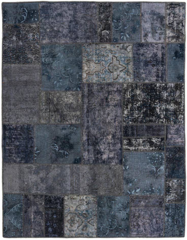 Detail image of 5' x 6' 7 Hand Knotted Ultra Vintage Persian Wool Square Rug
