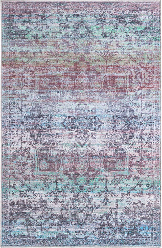 Detail image of 5' 3 x 8' Washable Francesca Rug