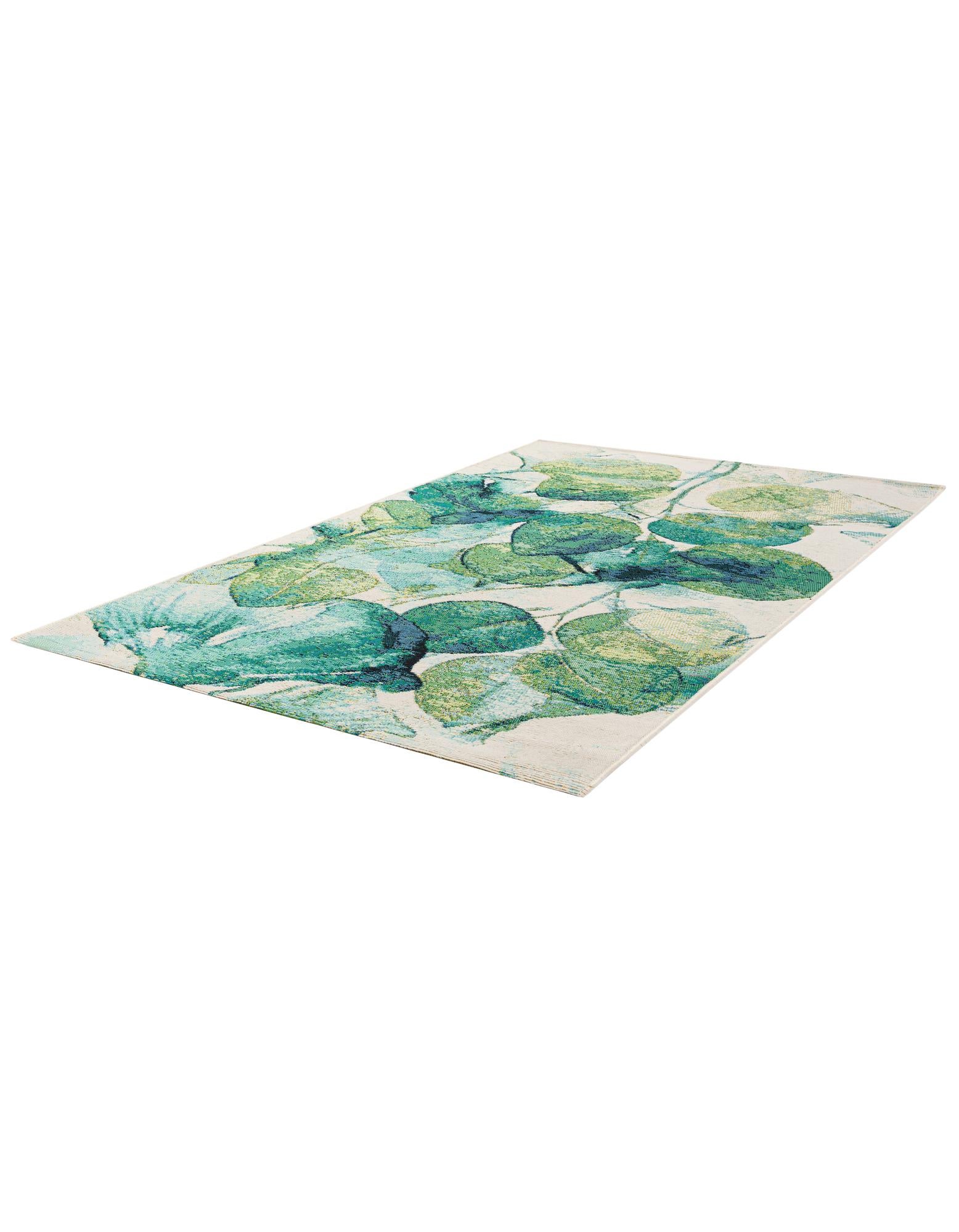 3' 3 x 5' 3 Easy-Clean Botanical Indoor / Outdoor Rug
