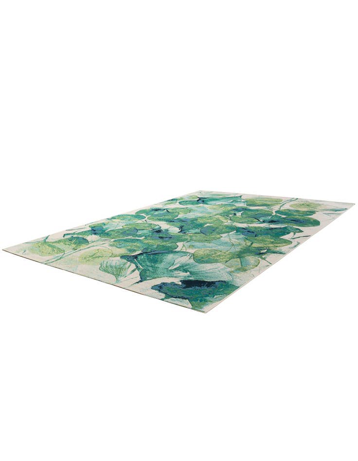 Detail image of 7' x 10' Easy-Clean Botanical Indoor / Outdoor Rug