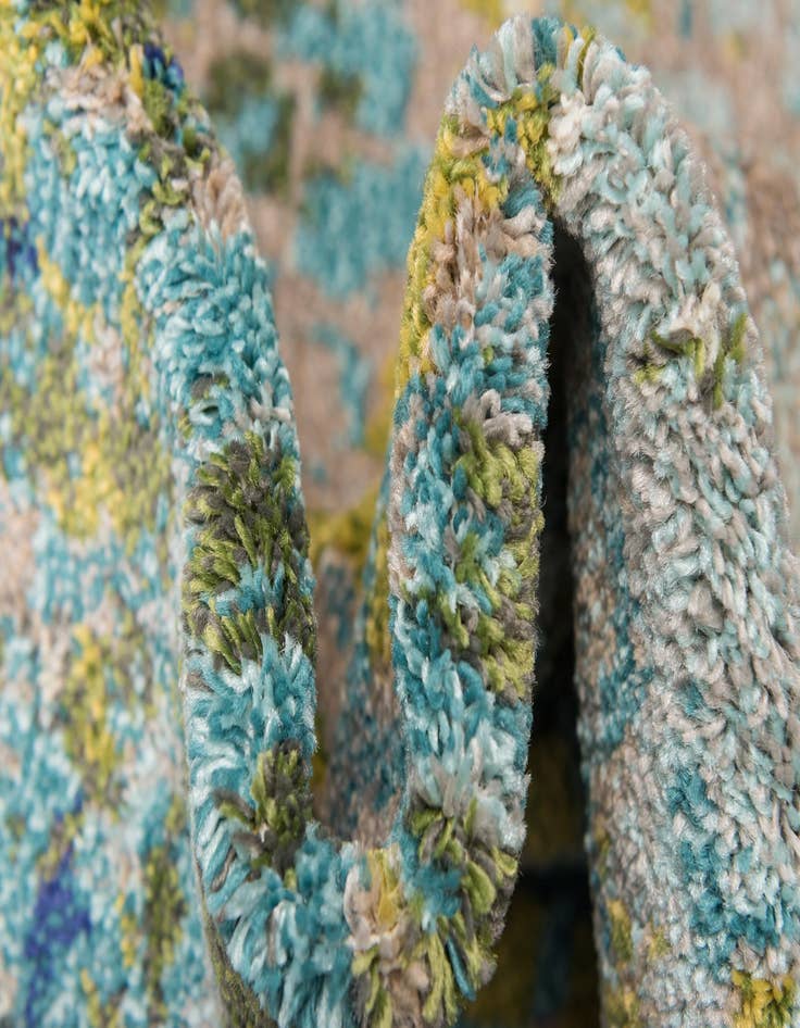 Detail image of 5' x 8'  Washable Spectrum Rug