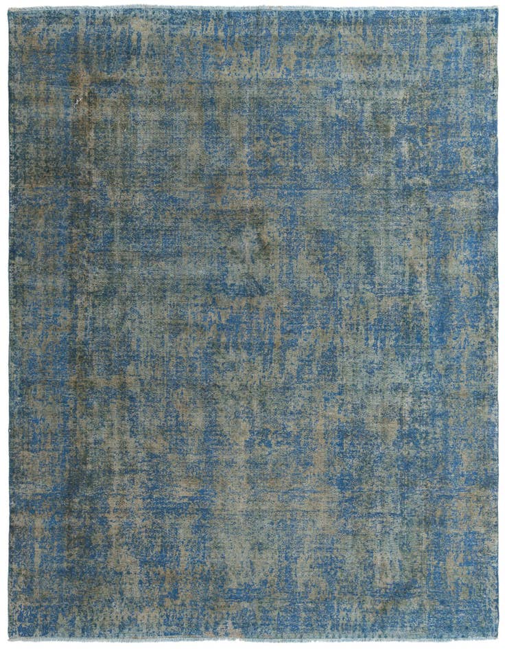 Detail image of 9' 7 x 12' 5 Hand Knotted Ultra Vintage Persian Wool Rug