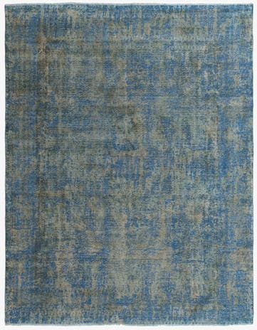 9' 7 x 12' 5 Hand Knotted Ultra Vintage Persian Wool Rug