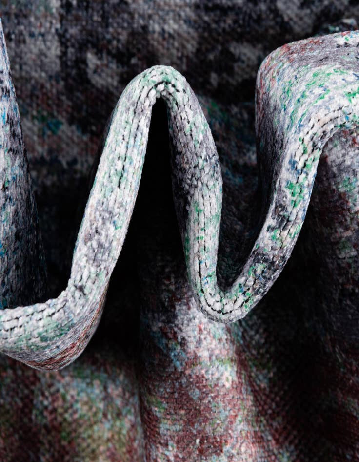 Detail image of 5' 3 x 5' 3 Washable Francesca Square Rug