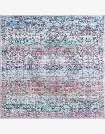 10' 6 x 10' 6 Washable Francesca Square Rug