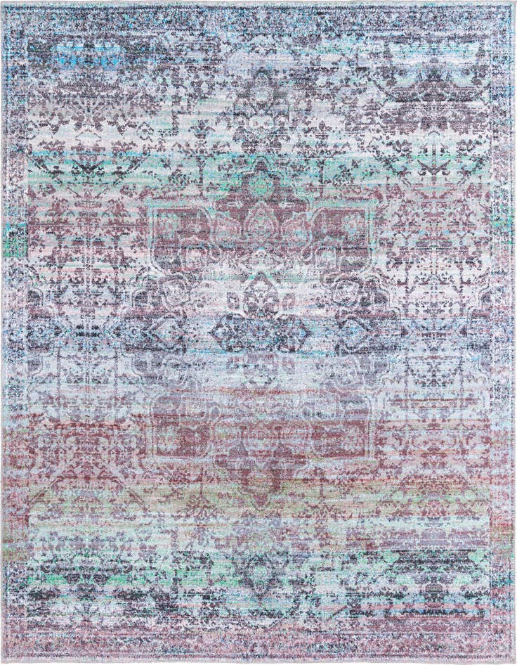 Detail image of 10' 6 x 10' 6 Washable Renaissance Square Rug