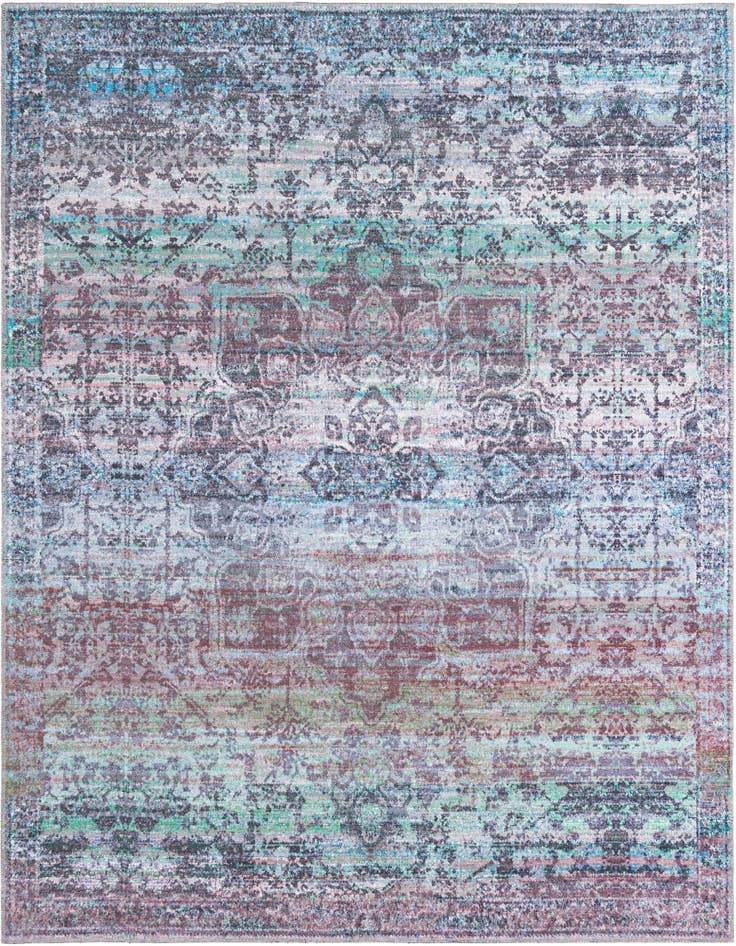 Detail image of 7' 10 x 7' 10 Washable Renaissance Square Rug