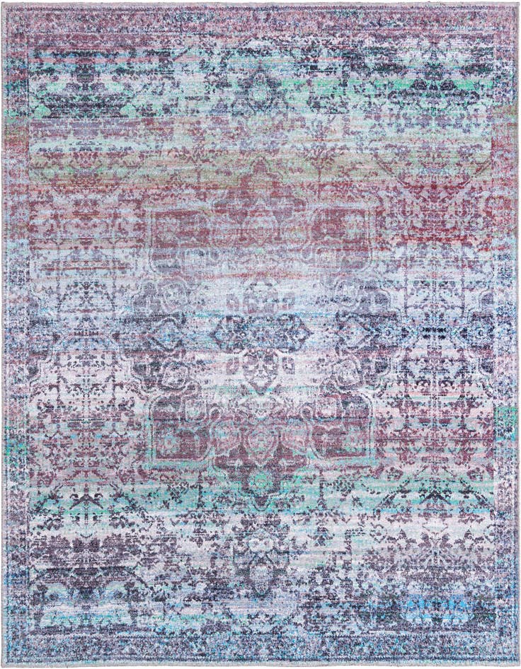Detail image of 7' 3 x 7' 3 Washable Renaissance Square Rug