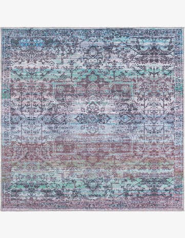 5' 3 x 5' 3 Washable Renaissance Square Rug