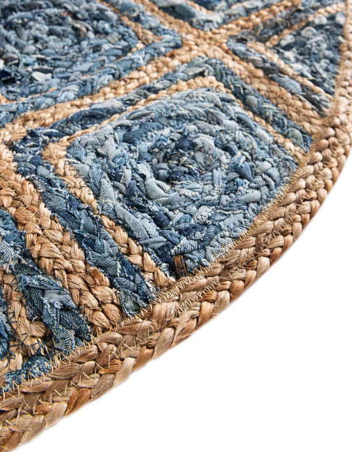 2' 2 x 3' 7 Handmade Braided Jute Hearth Rug