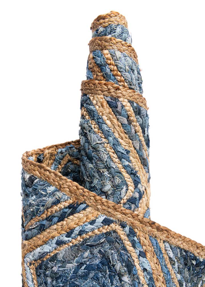 2' 2 x 3' 7 Handmade Braided Jute Hearth Rug