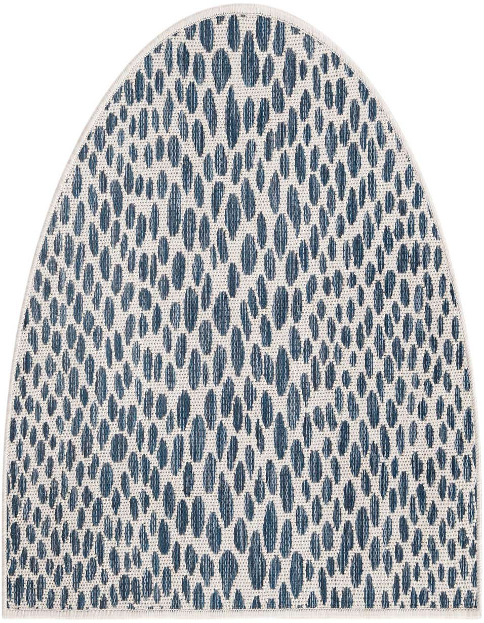2' 2 x 3' 7 Easy-Clean Jill Zarin Cape Town Indoor / Outdoor Hearth Rug