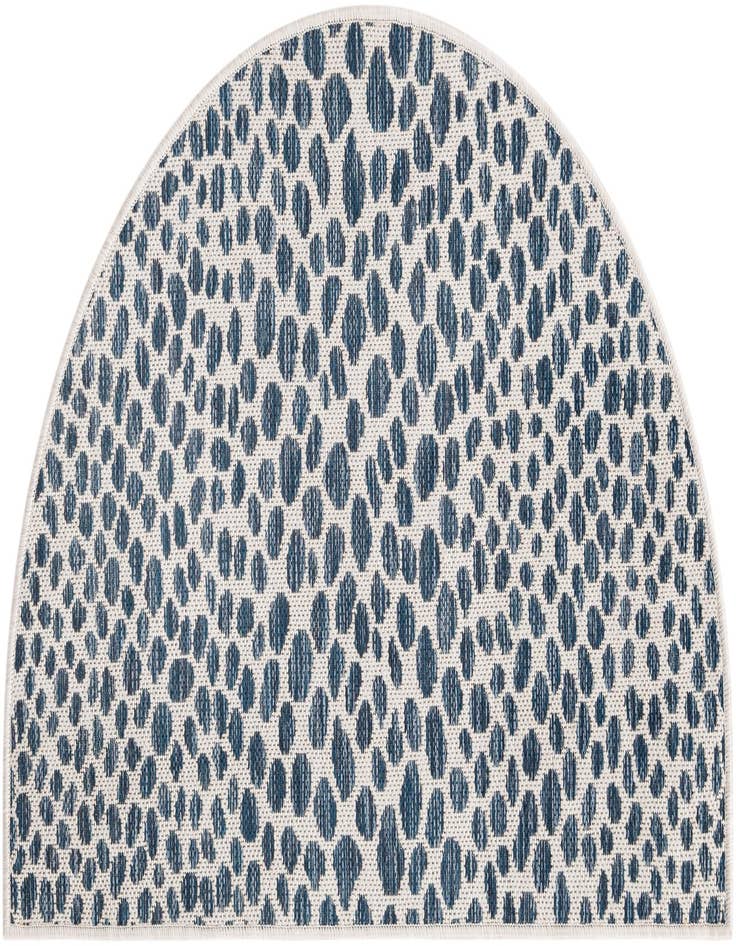 Detail image of 2' 2 x 3' 7 Easy-Clean Jill Zarin Cape Town Indoor / Outdoor Hearth Rug