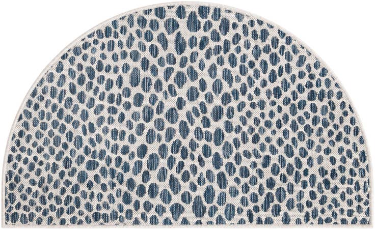Detail image of 2' 2 x 3' 7 Easy-Clean Jill Zarin Cape Town Indoor / Outdoor Hearth Rug