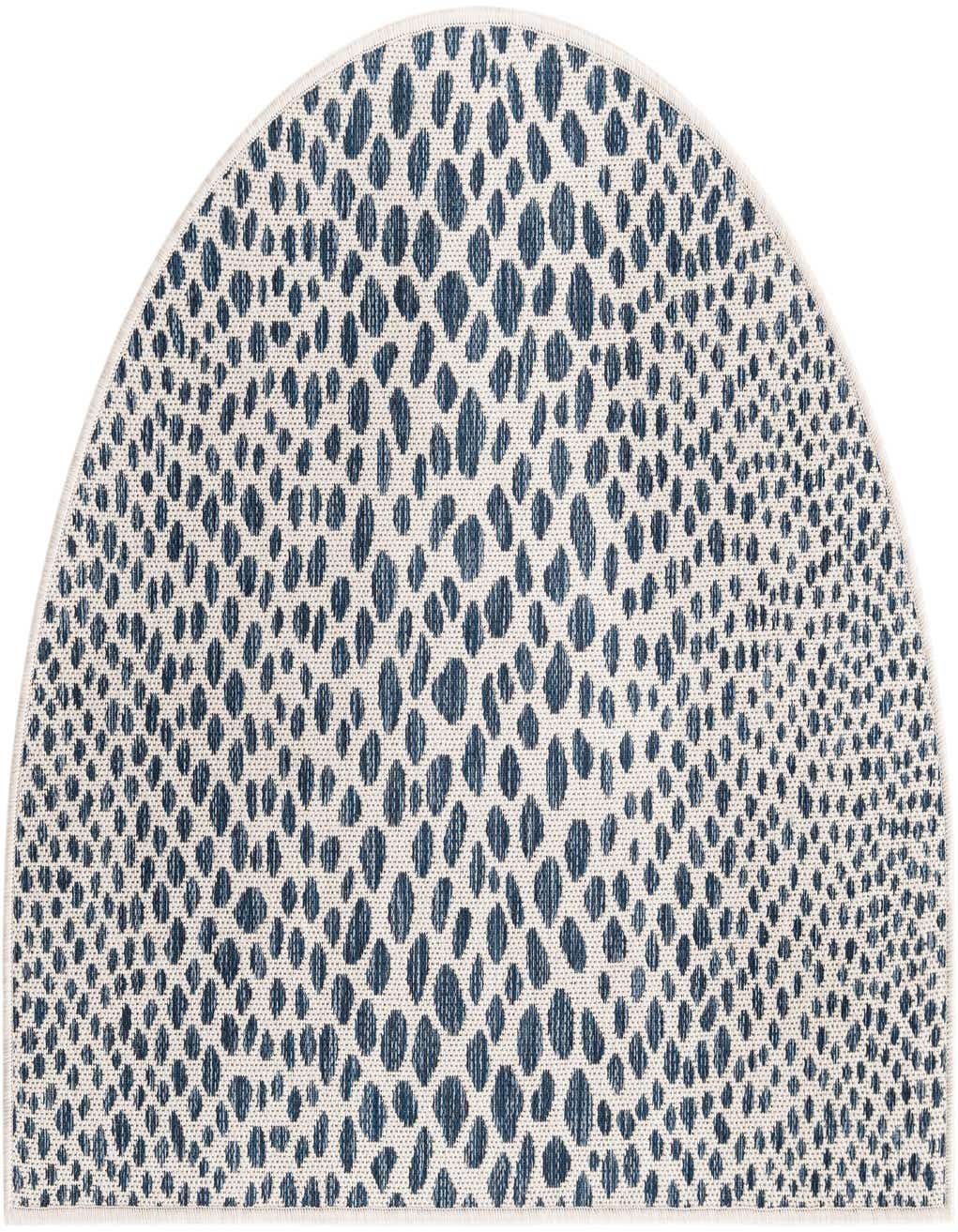 2' 7 x 4' Easy-Clean Jill Zarin Cape Town Indoor / Outdoor Hearth Rug
