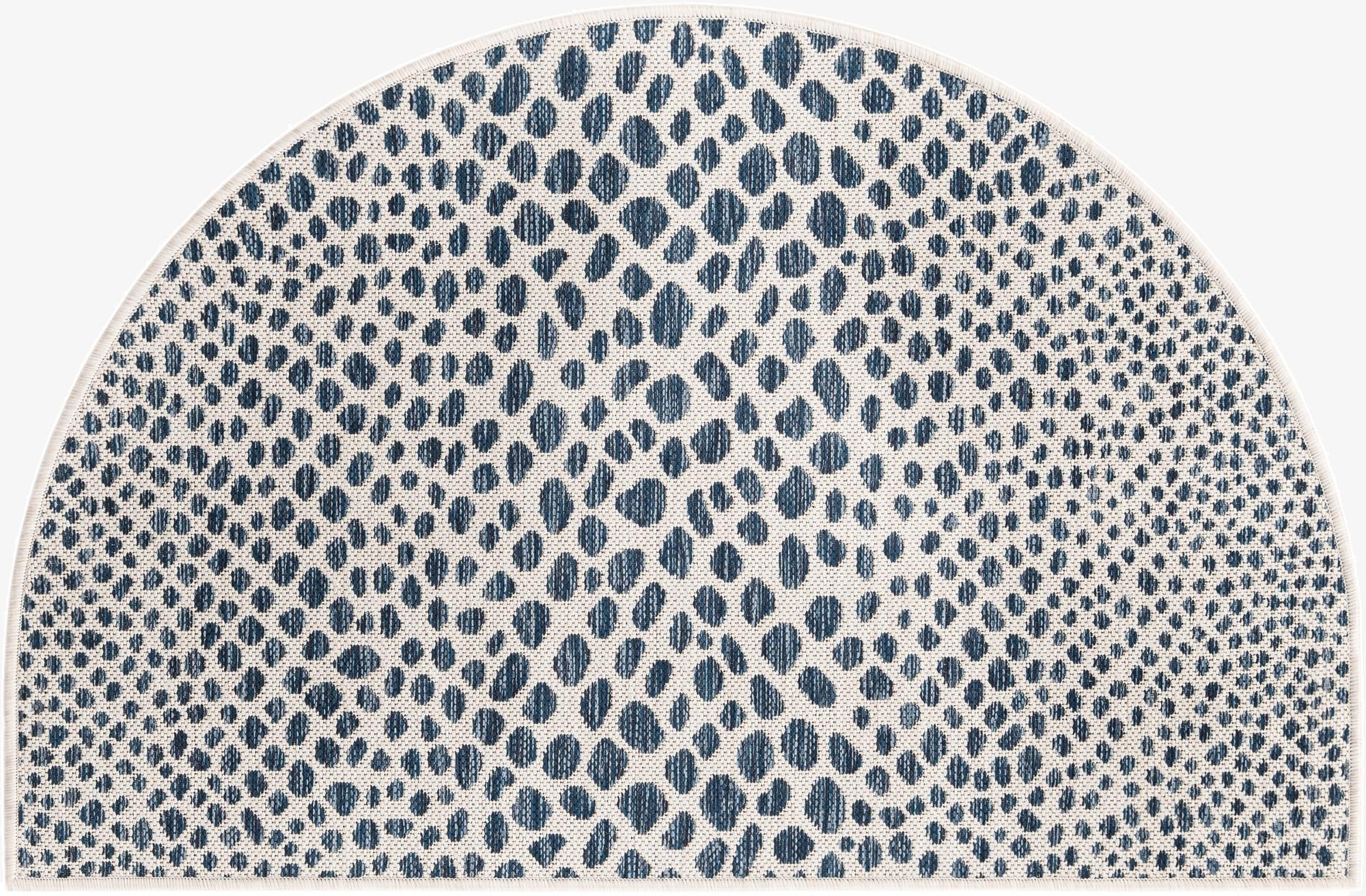 2' 7 x 4'  Washable Jill Zarin Cape Town Indoor / Outdoor Hearth Rug