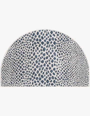 2' 7 x 4' Easy-Clean Jill Zarin Cape Town Indoor / Outdoor Hearth Rug