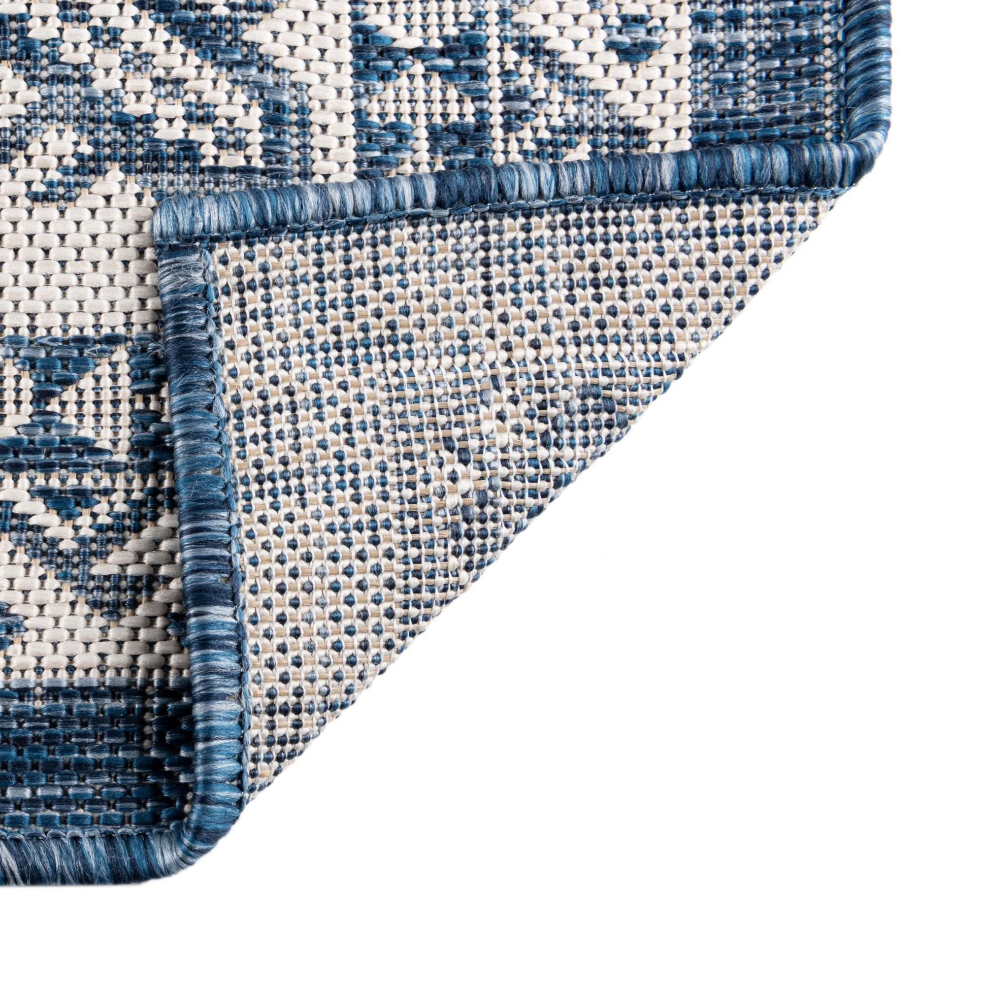2' 7 x 4' Easy-Clean Aztec Indoor / Outdoor Hearth Rug