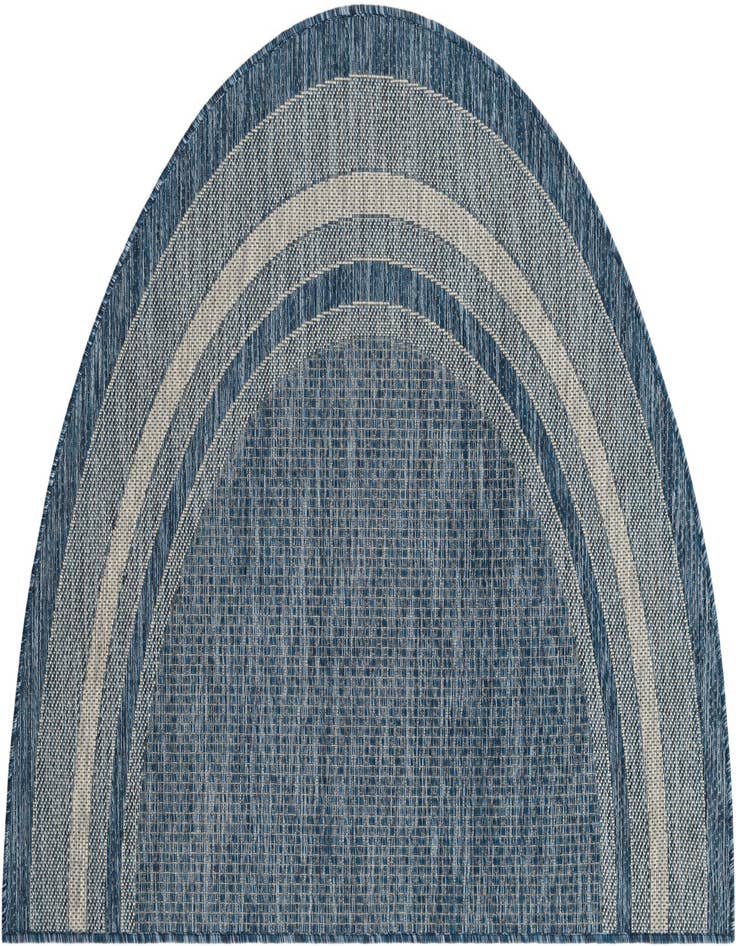 Detail image of 3' x 6' Easy-Clean Border Indoor / Outdoor Hearth Rug
