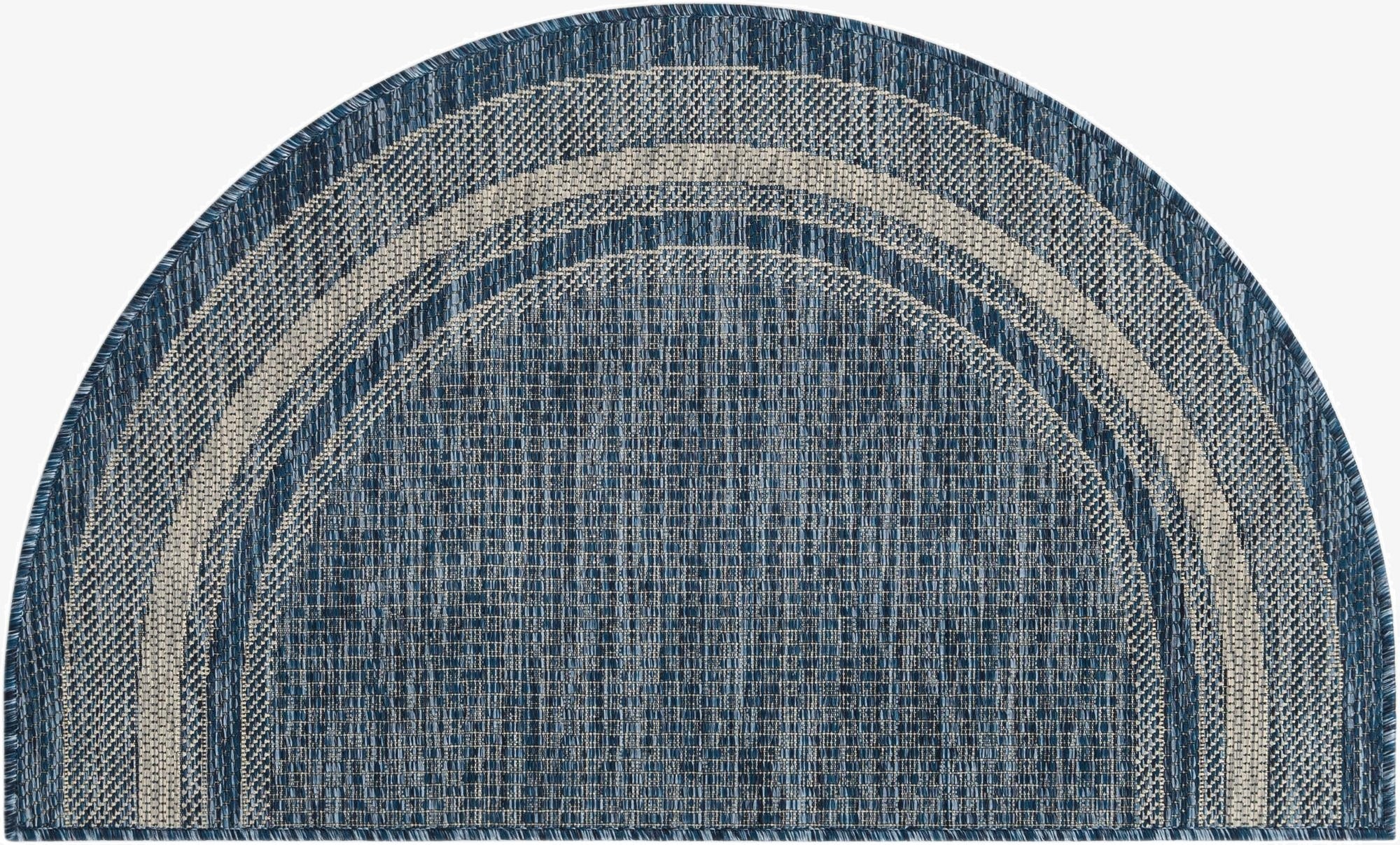 2' 2 x 3' 7  Washable Border Indoor / Outdoor Hearth Rug