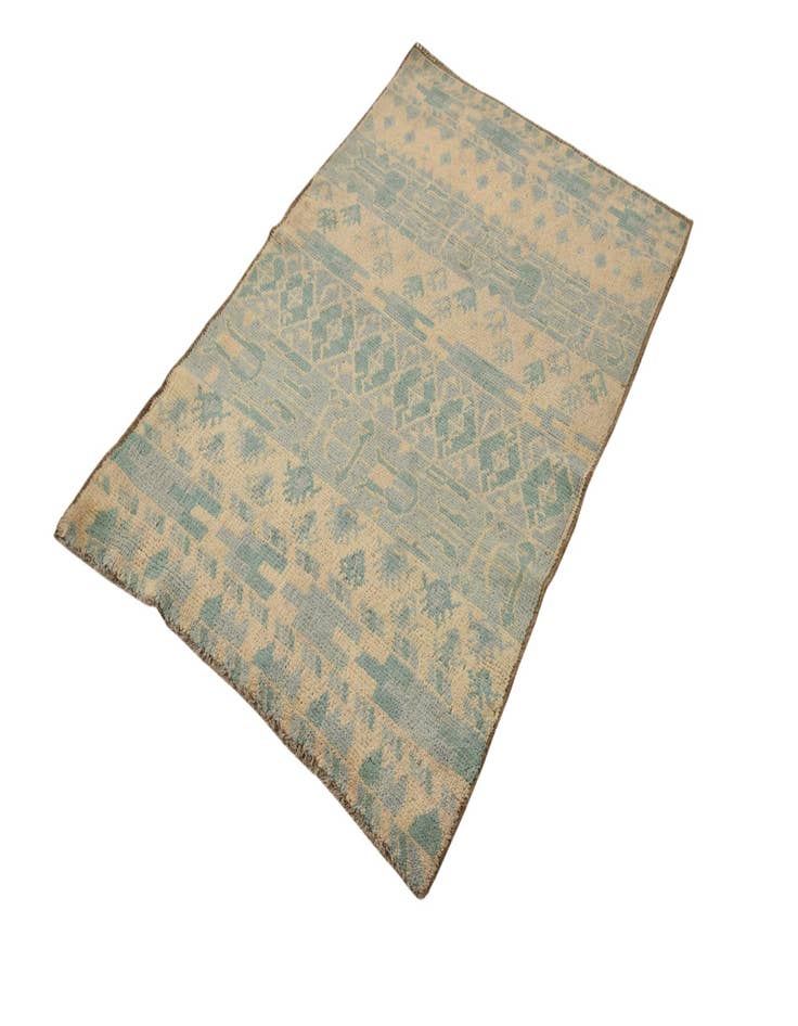 Detail image of 3' x 4' 10  Hand Knotted Balouch Wool Rug