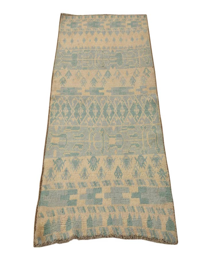 Detail image of 3' x 4' 10  Hand Knotted Balouch Wool Rug