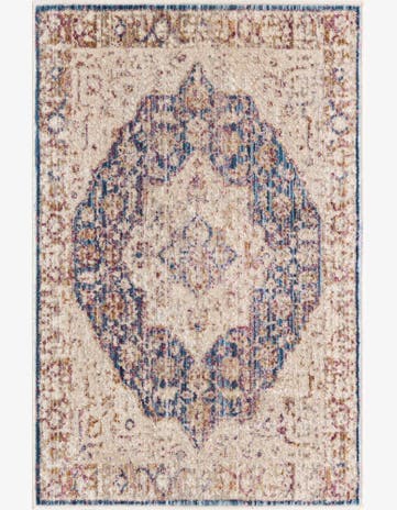 Blue Ivory Deepa Rug