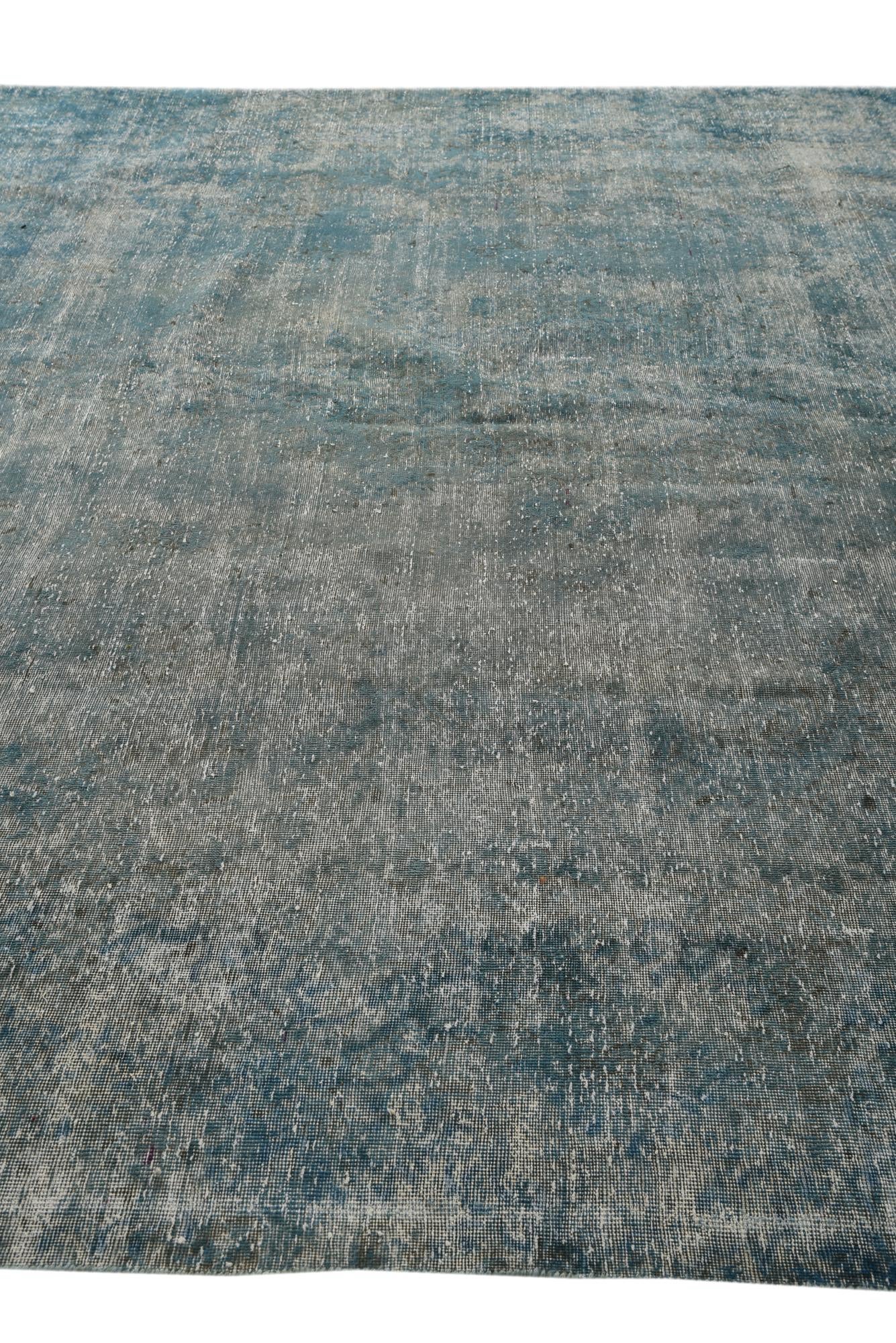9' 3 x 12' 8 Hand Knotted Ultra Vintage Persian Wool Rug
