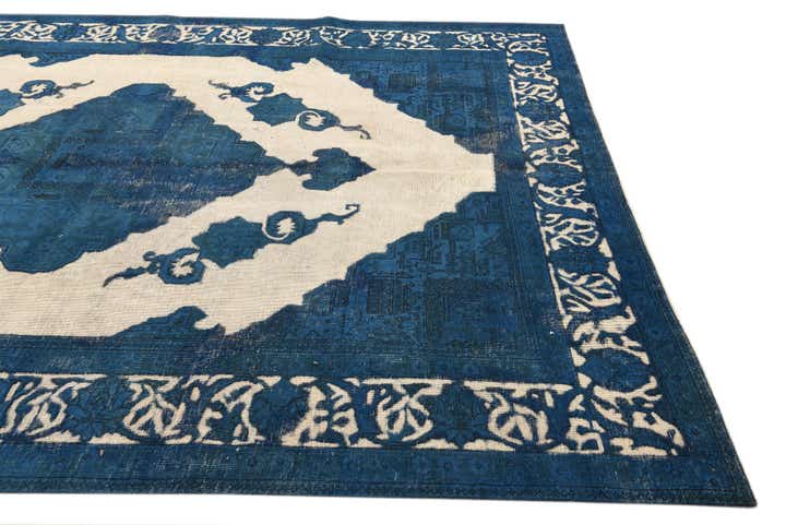 8' x 11' 2 Hand Knotted Ultra Vintage Persian Wool Rug