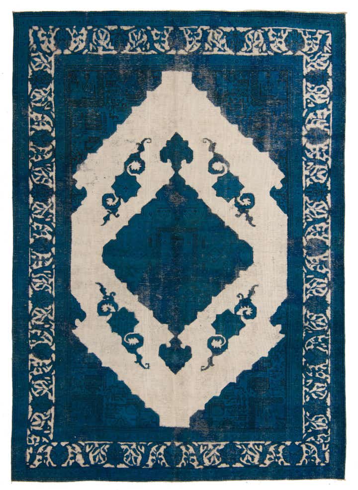 8' x 11' 2 Hand Knotted Ultra Vintage Persian Wool Rug