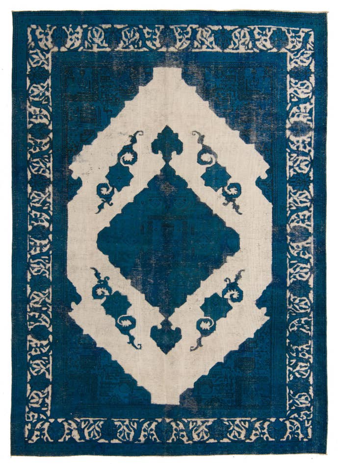 Detail image of 8' x 11' 2 Hand Knotted Ultra Vintage Persian Wool Rug