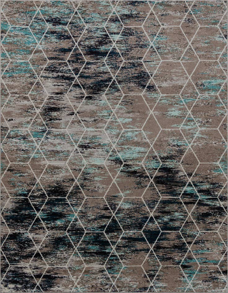 Detail image of 10' x 13' Trellis Frieze Rug