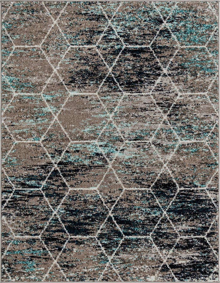 Detail image of 4' x 6' Trellis Frieze Rug