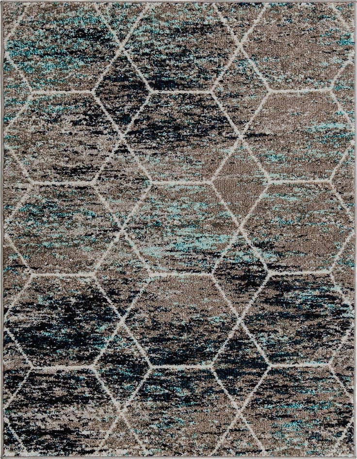 Detail image of 3' x 5' 3 Trellis Frieze Rug