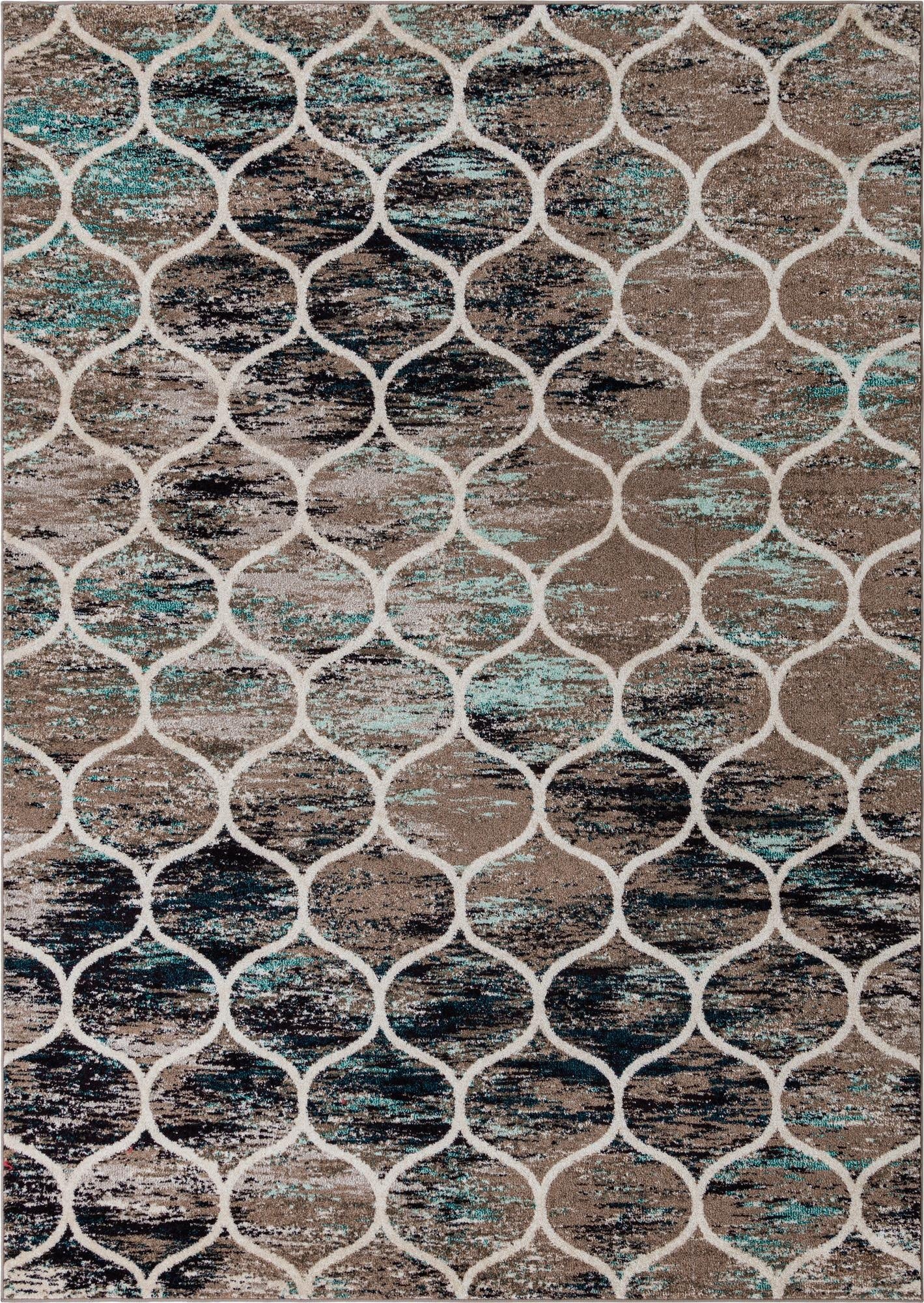 7' 10 x 11' Trellis Frieze Rug