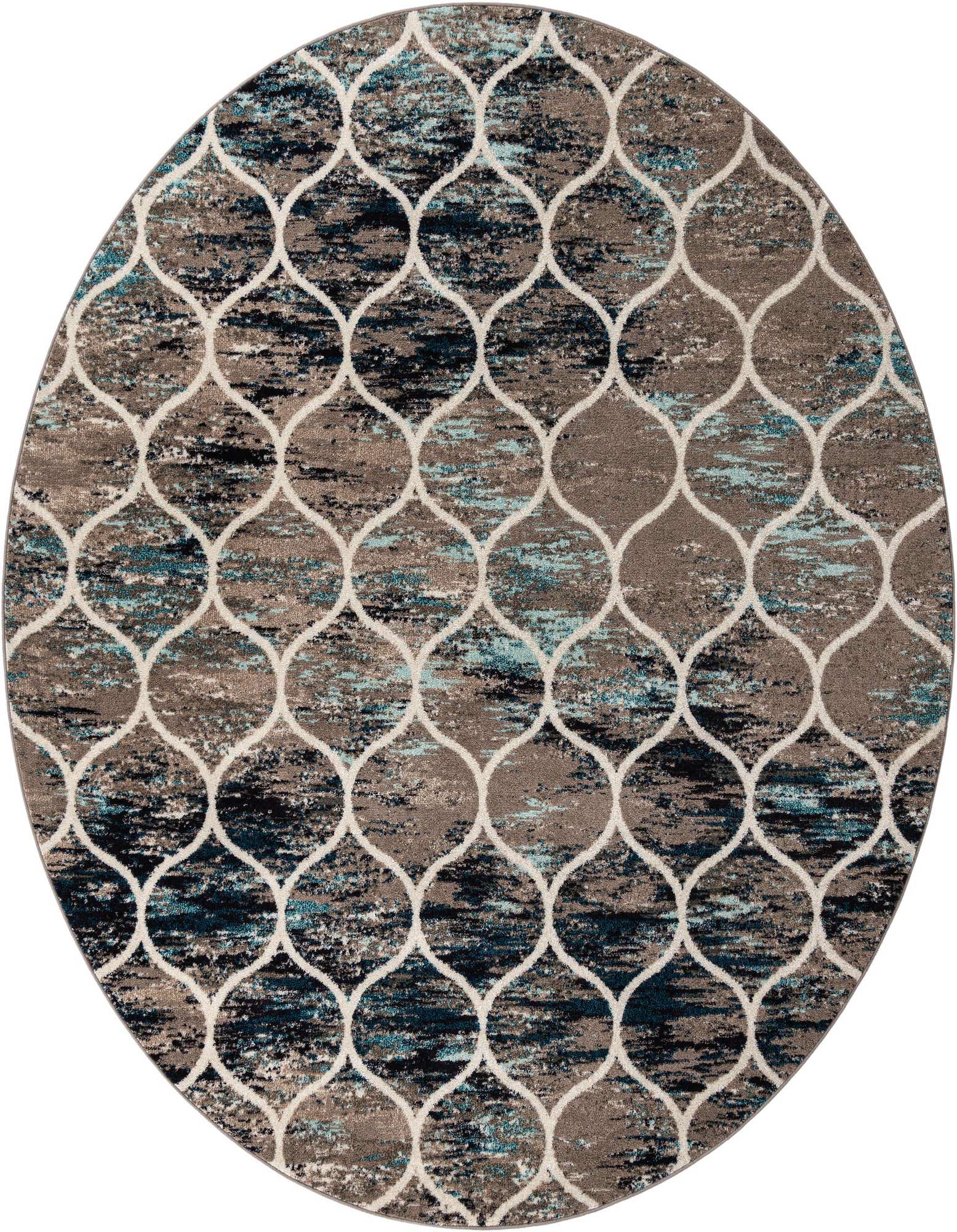 Primary image of 10' x 10' Trellis Frieze Round Rug