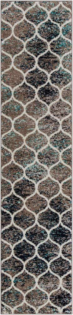 2' x 8' 8 Lattice Frieze Runner Rug