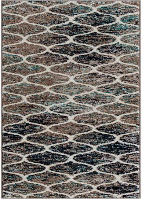 2' x 8' 8 Trellis Frieze Runner Rug