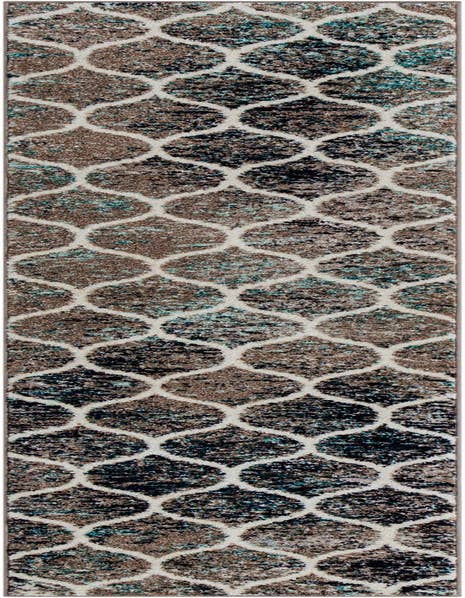 Detail image of 2' x 8' 8 Trellis Frieze Runner Rug