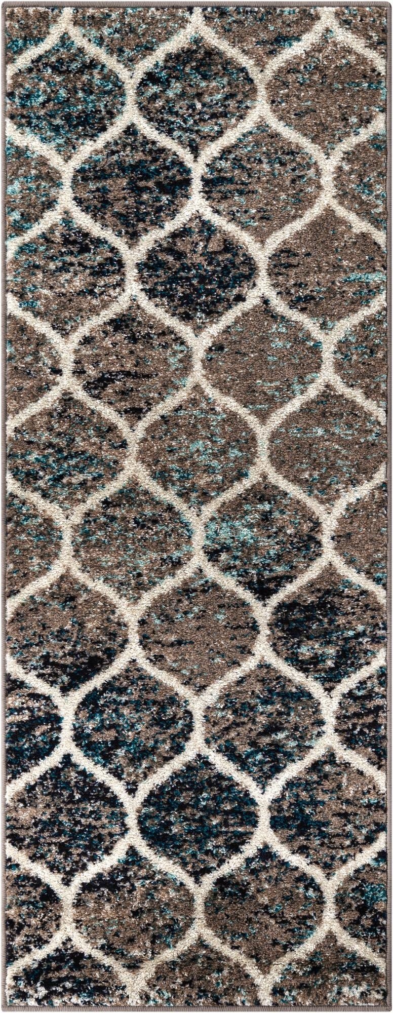 2' x 5' 3 Trellis Frieze Runner Rug