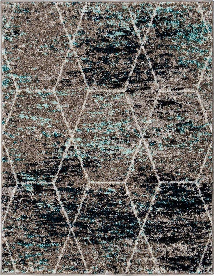 Detail image of 3' x 3' Trellis Frieze Square Rug