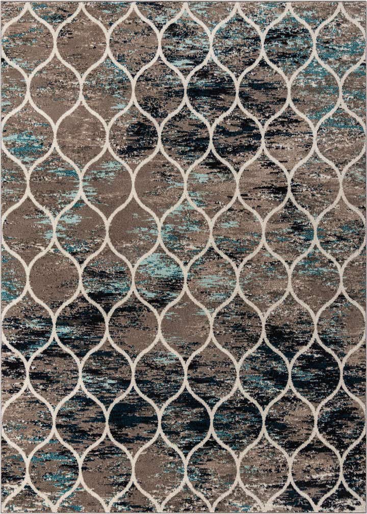 10' x 10' Trellis Frieze Square Rug