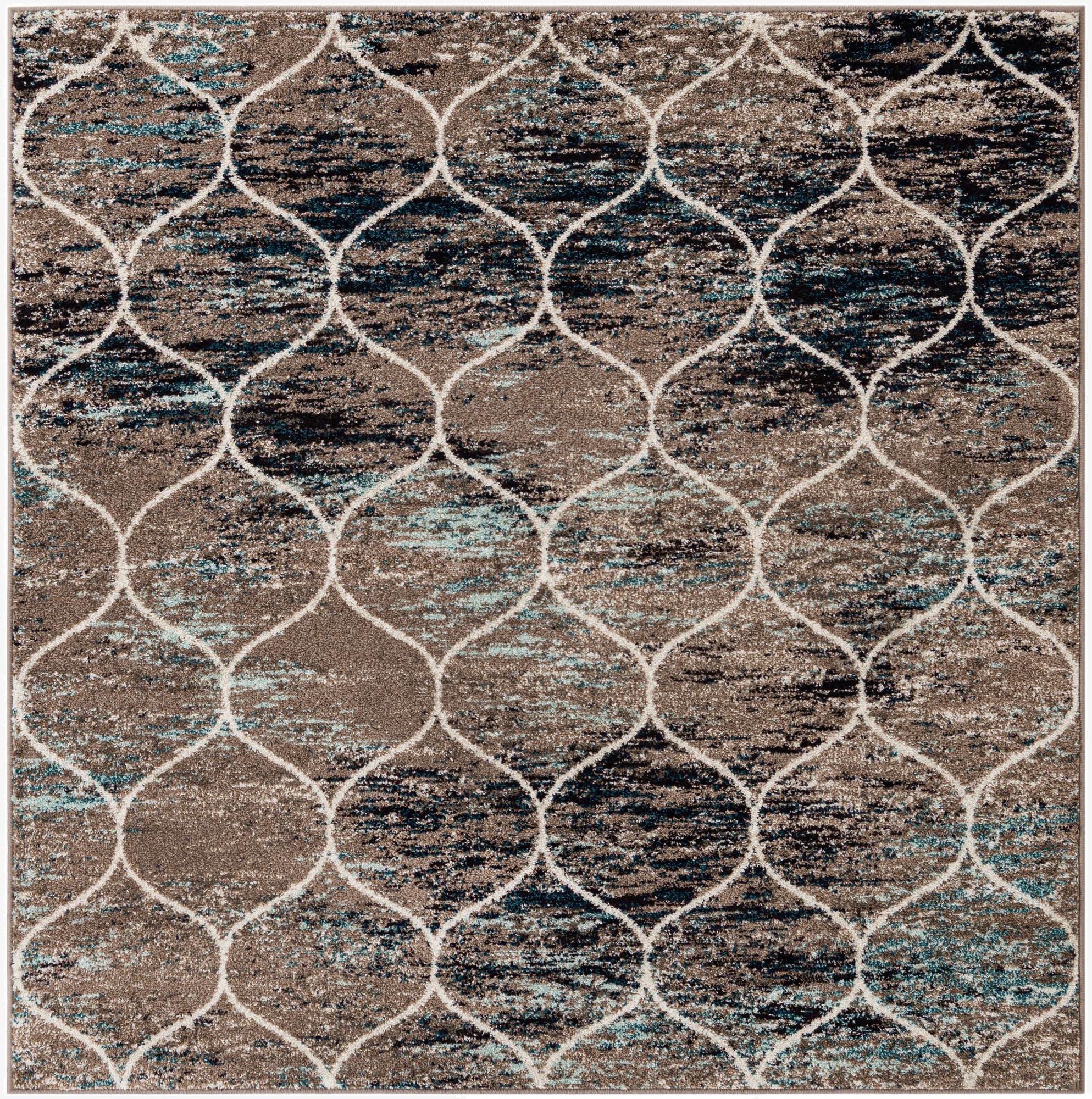 Primary image 6' x 6' Trellis Frieze Square Rug