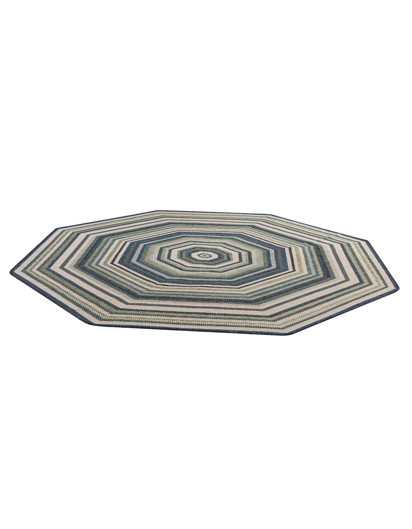 7' 10 x 7' 10 Easy-Clean Baja Indoor / Outdoor Octagon Rug