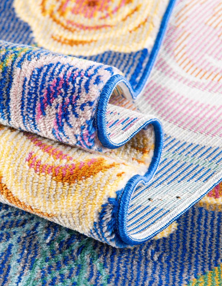 Detail image of 6' x 6' Blossom Octagon Rug