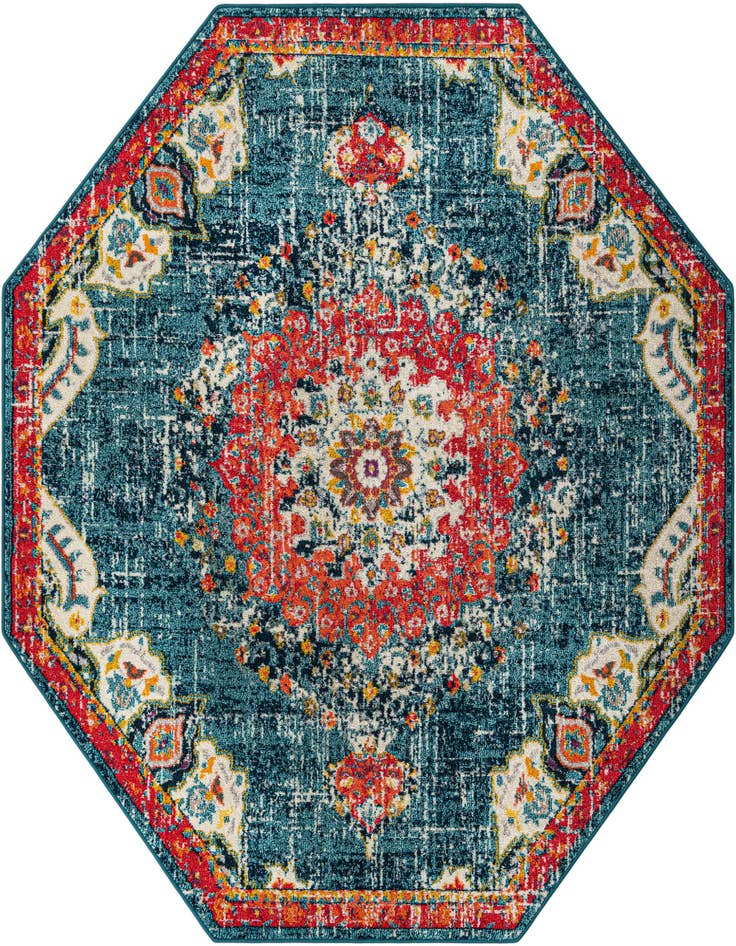 Detail image of 7' 10 x 7' 10 Carrington Octagon Rug