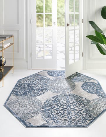 4' x 4' Chesterfield Octagon Rug